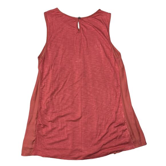 Anthropologie Dolan Womens soft red tank with smocking Size XS - Picture 6 of 6